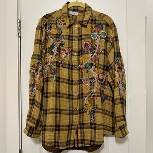 Johnny Was Women’s Shirt Sz M